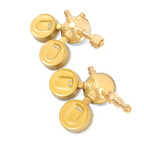 DURAFORCE Brass Oxygen Regulator CGA540 + Acetylene Regulator CGA-200 Fit For Victor