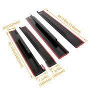 DURAFORCE Sill Plate Trim For 01-06 Chevy Silverado Sierra Rocker Panel Cover Crew Cab