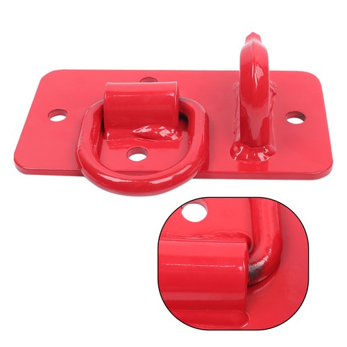DURAFORCE G70 Forged Steel Plate 3/8" Grab Hook with Backplate and D-Ring 15000 lbs 1Pair