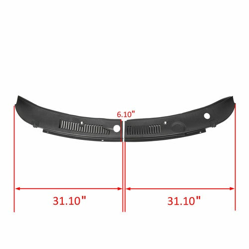 DURAFORCE For 99-04 Ford Mustang Improved Windshield Wiper Cowl Vent Grille Panel Hood