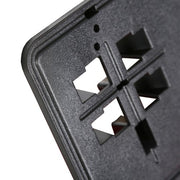 DURAFORCE Front Bumper License Plate Mounting Bracket Holder Cover For 2015-2017 Ford F150