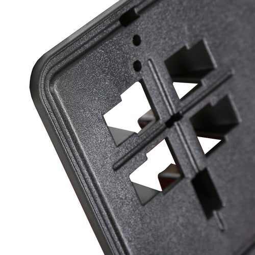 DURAFORCE Front Bumper License Plate Mounting Bracket Holder Cover For 2015-2017 Ford F150