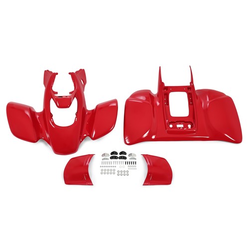 Red Front Rear Fender ABS For Honda TRX 400EX TRX400EX 2005-2007 11739-12