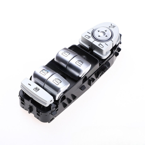 DURAFORCE Power Window Switch Front Left 2139054803 for Mercedes-Benz W213 E-Class Black