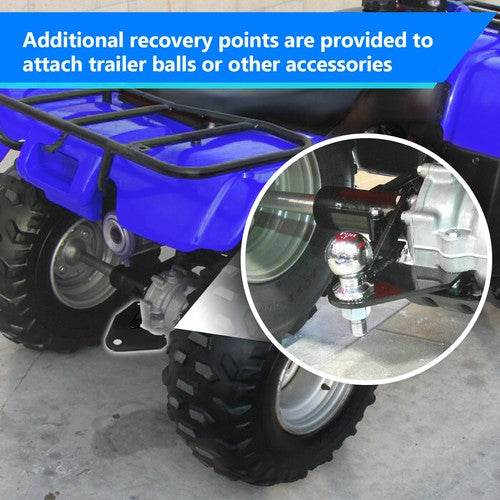 For Honda 250 Recon TRX ATV Ball Hitch 97 18 Powder Coated Finish With Hardware
