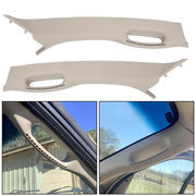 DURAFORCE Beige Grab Handle A Pillar Trim For Dodge Ram 2002-2010 Driver & Passenger Pair