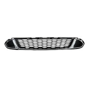 DURAFORCE Front Lower Grille Grill&Chrome Molding Trim For 2010 11 2012 Ford Fusion Sport