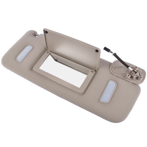 DURAFORCE Right Sun Visor w/ Mirror for 07-14 Escalade Silverado Suburban Sierra 1500 2500