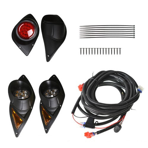 DURAFORCE For Yamaha Drive G29 Golf Cart LED Headlight & Tail Light Gas or Electric 2007+