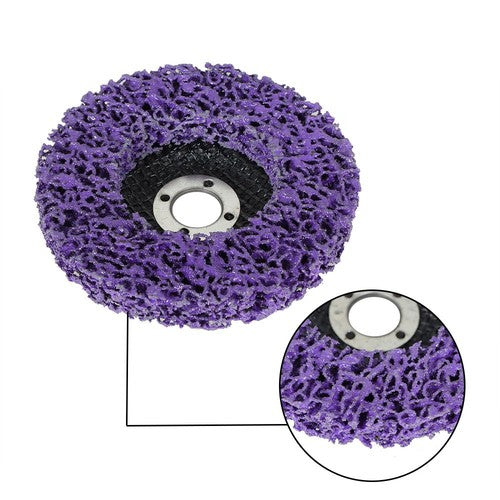 DURAFORCE 10 PackS 4"x5/8 Strip Discs Rust Remover Wheel Paint Removal Disc Angle Grinder