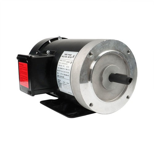 DURAFORCE New 2 HP General Electric Motor 3 Phase 56C Frame 1800 RPM TEFC 230 / 460 Volt