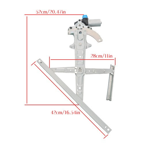 DURAFORCE 751-657 Rear Driver Left For Nissan Altima 2013-2018 Window Regulator w/Motor
