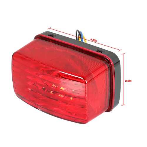 DURAFORCE Taillight Assembly w/ Bulb For Yamaha Rhino 660 YXR660F 4X4 2004 2005 2006 2007