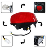 DURAFORCE Fit For Suzuki Ozark 250 LTF250 2002-2006 Rear Brake 35710-03G20 Red Tail Light