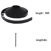 DURAFORCE No-Dig Garden Edge Lawn Border L-shaped Landscape Edging Border Kit 90 FT