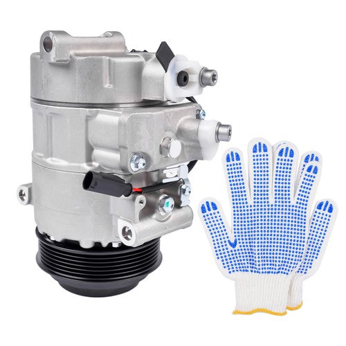 DURAFORCE A/C Compressor w/ 6-Groove & 2-Pin for Mercedes-Benz C250 SLK250 2012-2015 1.8L