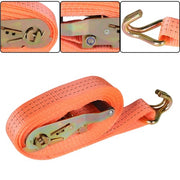 DURAFORCE 4000 lbs Ratchet Straps With J Hook 1.5in x 20 ft Heavy Duty Tie Downs 4 Pack