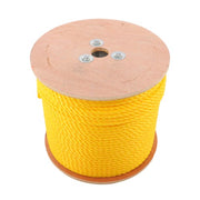 DURAFORCE 1/4 Inch by 600 Feet 3-Strand Yellow Braided Rope Breaking Strength 8500 pounds
