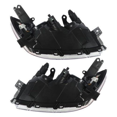 DURAFORCE Black Housing Headlamp Halogen Type Right & Left For Toyota Rav4 Sport 2009-2012