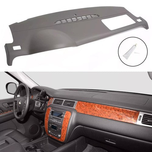 DURAFORCE Dash Cover Cap Gray for Avalanche Suburban Tahoe Yukon 2007 2014