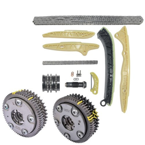 DURAFORCE Timing Chain Kit Variable Valve Timing Sprocket for 06-15 Mercedes C300 350 M272