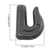 DURAFORCE 10 Pack 3/8" Weld On Grab Hook 6600lbs Heavy Duty G70 Forged Grab Chain Hooks