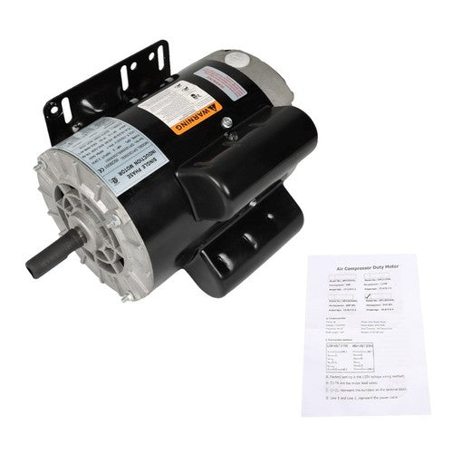 DURAFORCE 3450RPM 3HP SPL Electric Motor Compressor Duty 56 Frame 1Phase 115/230V New