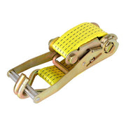 DURAFORCE 2 In x 15 Ft Ratchet Straps With J Hook 5000 Lbs Heavy Duty Tie Downs 8 Pack