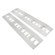 DURAFORCE 2Pcs Aluminum 80"×15" Ramps 6000 LBS Hook End Knife For Truck Car Auto Trailer
