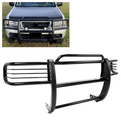 DURAFORCE Bull Bar Grille Guard Black Steel Power Coated for Isuzu Rodeo Amigo 1998-2004