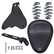 DURAFORCE NEW For Yamaha VStar 1300 1100 950 650 Black Motorcycle Bobber Solo Seat Spring