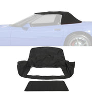 DURAFORCE For 1986-1993 Chevy C4 Corvette #COR86989 Black Convertible Soft Top w/ Window