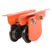 DURAFORCE 2200lbs/1 Ton I-Beam Manual Trolley Double Wheels 2.68"-4.33" Adjustable