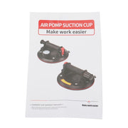 DURAFORCE 2 Pack 8" Glass Suction Cups with Pressure Gauge 440 lb Load Capacity