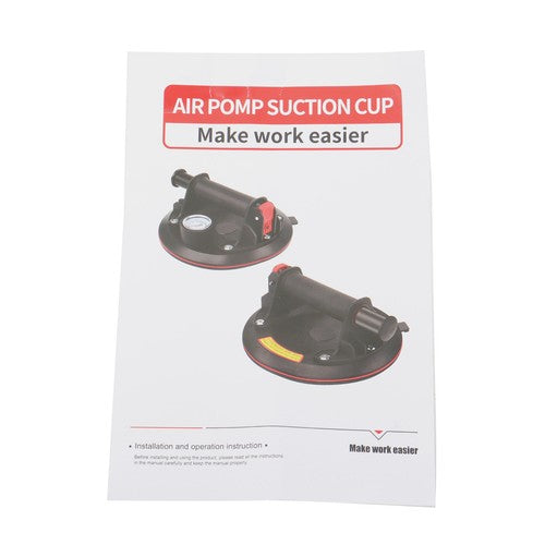 DURAFORCE 2 Pack 8" Glass Suction Cups with Pressure Gauge 440 lb Load Capacity