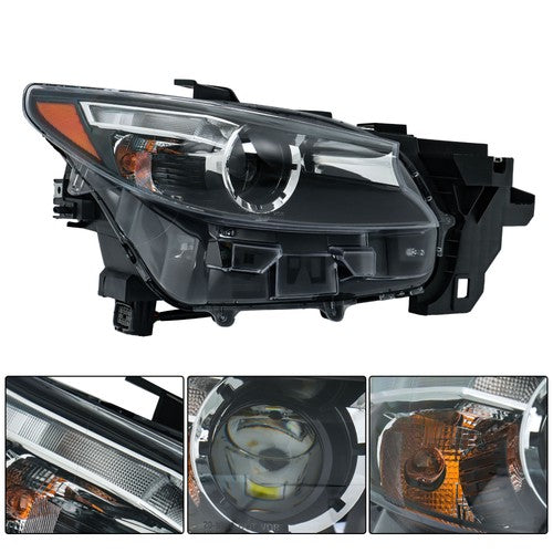 DURAFORCE For Mazda CX-9 2016-2023 Headlight Projector RH LH Side Halogen LED Replacement