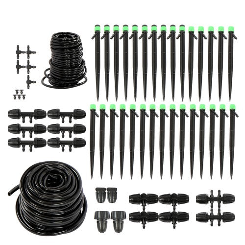 DURAFORCE Drip Irrigation System - Adjustable Quick Connect Irrigation System fit Gardens