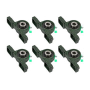 DURAFORCE 6PCS UCP201-8 Pillow Block Bearing 1/2" Bore 2 Bolt Cast Iron Base Self-Aligning