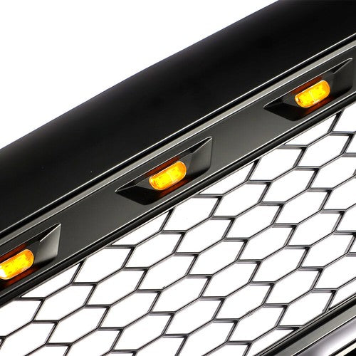 DURAFORCE For Toyota Tacoma 2005-2011 Black Plastic Front Upper Bumper Grille W/ LED