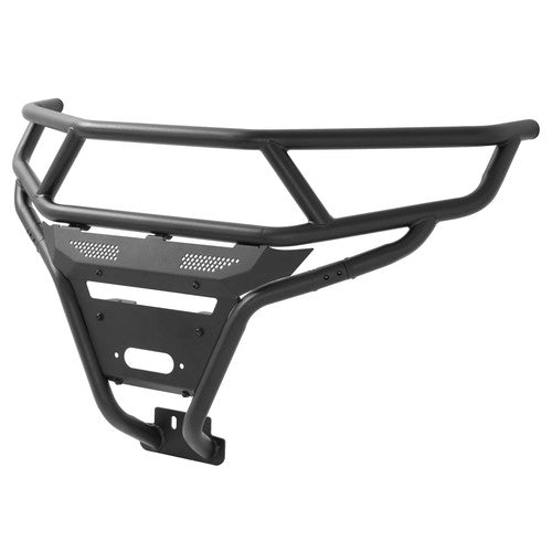 DURAFORCE Black Front Brush Guard Bumper for 4WD Polaris RZR XP 1000 14-23