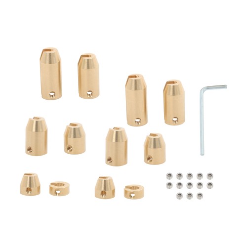 DURAFORCE Motorcycle Reusable Brass Wheel Spoke Balance Weights 12 Pack Universal