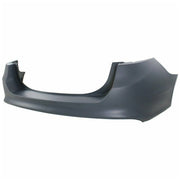 DURAFORCE Rear Bumper Cover Black New Trim Replacement For 13-18 Ford Fusion 4DR W/o Park