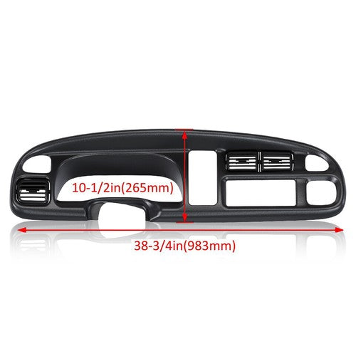 Dash Board Bezel Cover Instrument With Vents For 1998-2002 Dodge Ram 1500 2500 3500