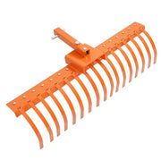 DURAFORCE For 2" Receiver for Lawn Tractors or ATV UTV 48" Pine Straw Rake Landscape Rake