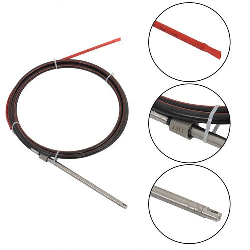 DURAFORCE Steering System Outboard Kit Boat Rotary 14 Feet Marine &14' Steering Cable US