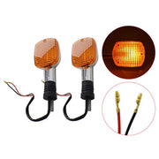 DURAFORCE Front Pair turn signal indicators For Honda V45 VF750C VF700C with stem