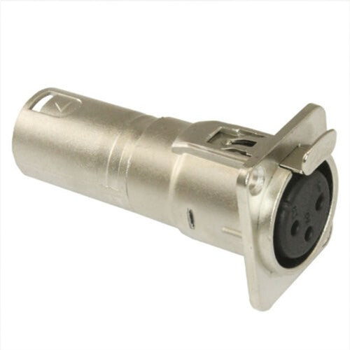 XLR Female To Male Audio Pass Thru Feed Panel Mount Connector Adapter 4 Pack