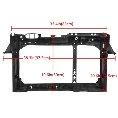 Front Radiator Support Bolt In for 2011 2018 2019 Ford Fiesta Hatchback Sedan 1 6L