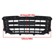DURAFORCE New Gloss Black Plastic Front Bumper Grille For GMC Sierra 1500 2016 2017 2018