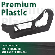 DURAFORCE For 2009-2014 Ford F150 Driver Left Seat Cover Bezel Trim Panel Black 09 10 11